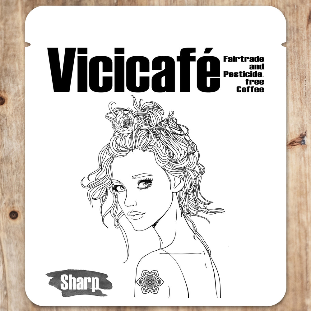 Vicicafé〈Sharp〉ドリップバッグ【12杯分】 - ビチクロ